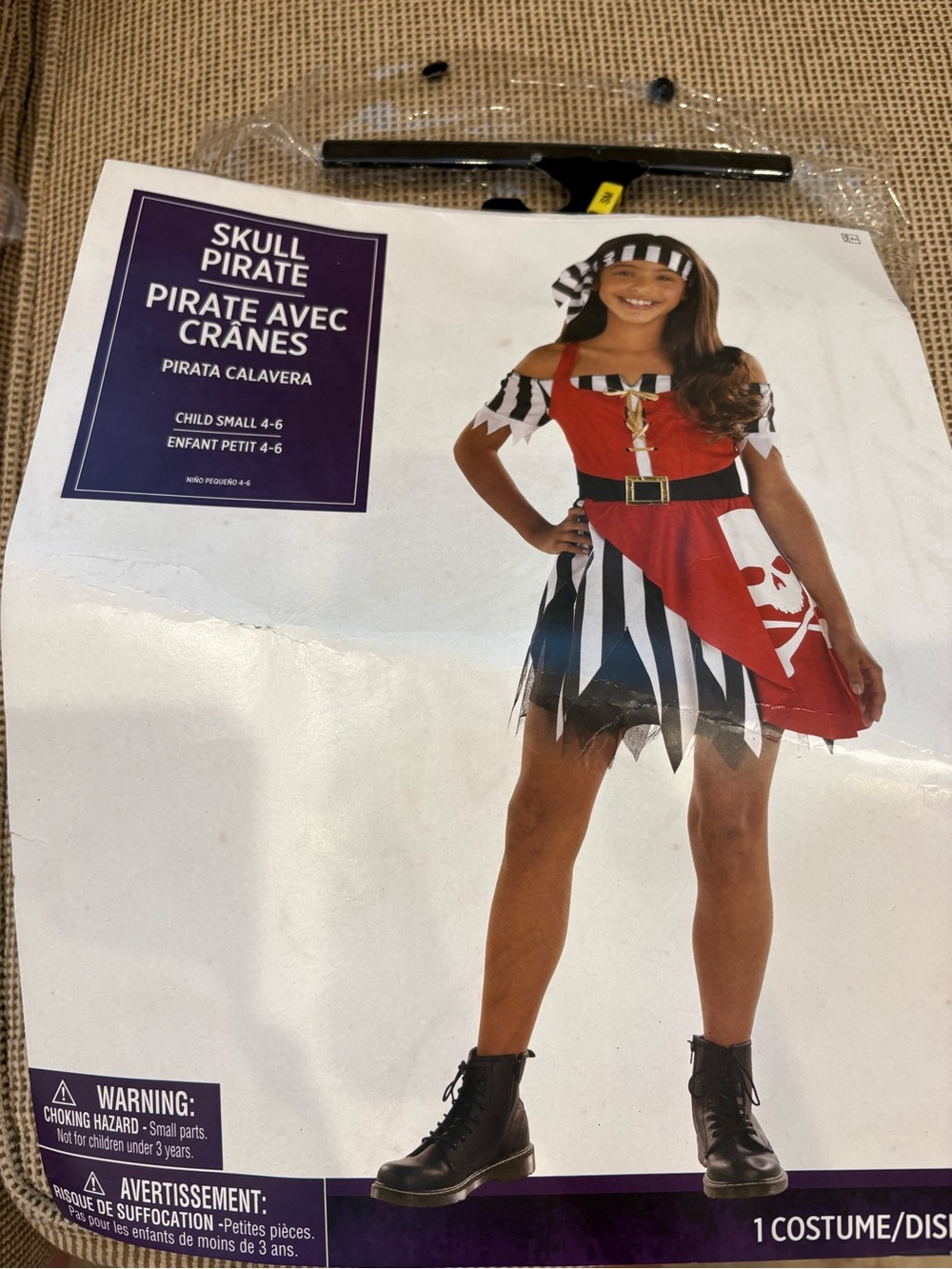Kids Skull Pirate Costume